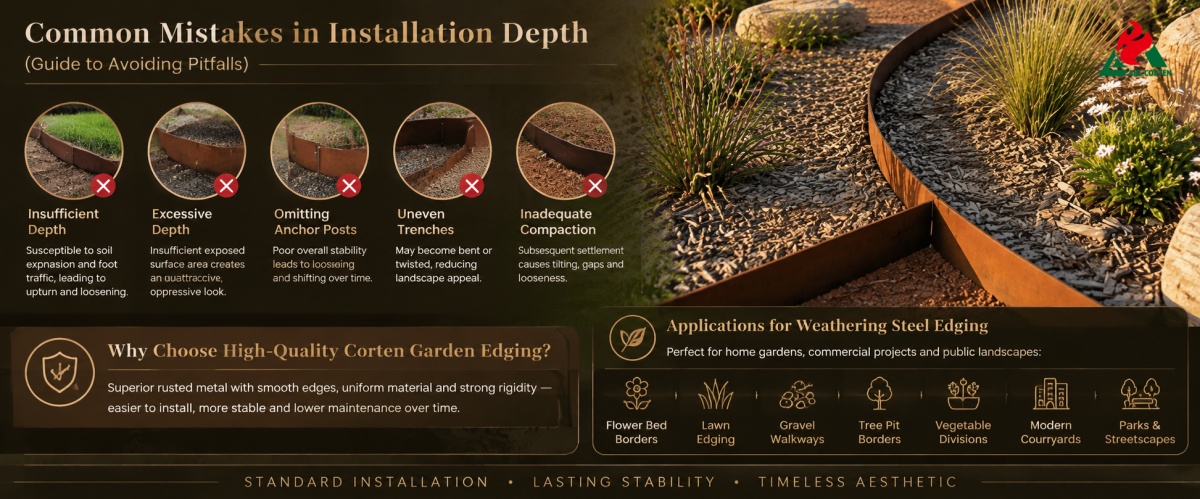 High-Quality Corten Garden Edging